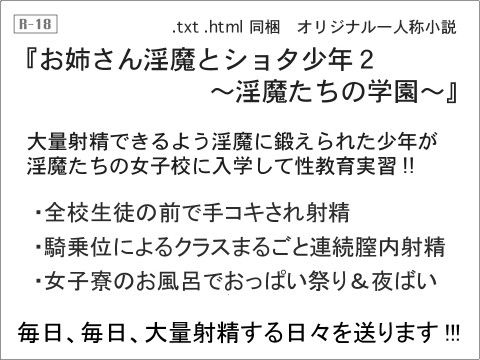 お姉さん淫魔とショタ少年2 ～淫魔たちの学園～