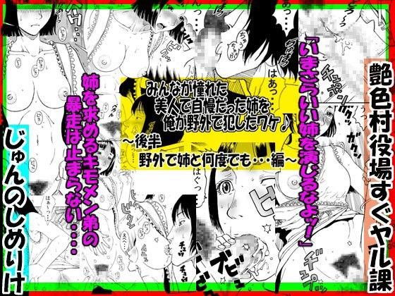 みんなが憧れていた美人で自慢だった姉を俺が野外で犯したワケ♪ 〜後半 野外で姉と何度でも…編〜