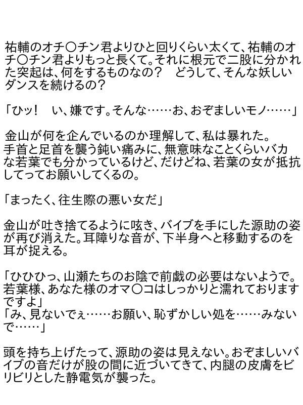 あなたのためなら私は…… 恥辱なる小説 エロ3