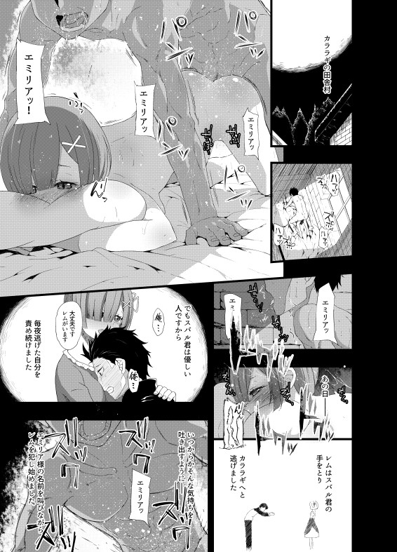 ナツキ・レム Re:ゼロから始める異世界生活 エロ2