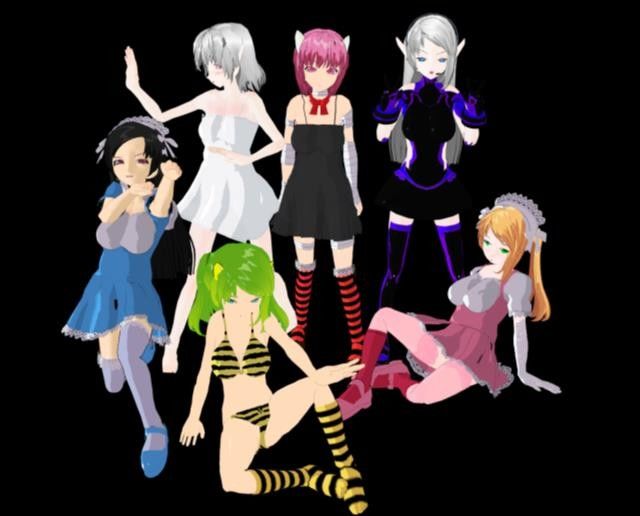 カスタム3D少女素材ポーズマテリアル01 SUMASOCIETY エロ5