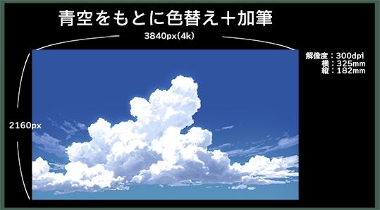 素材_時差入道雲04_昼/夕/夜 彩玉 エロ2