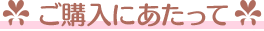 ご購入にあたって