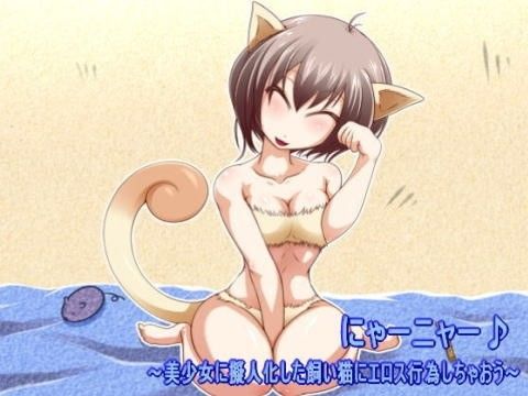 【10%OFF】
にゃーニャー♪〜美少女に擬人化した飼い猫にエロマンガス行為しちゃおう〜