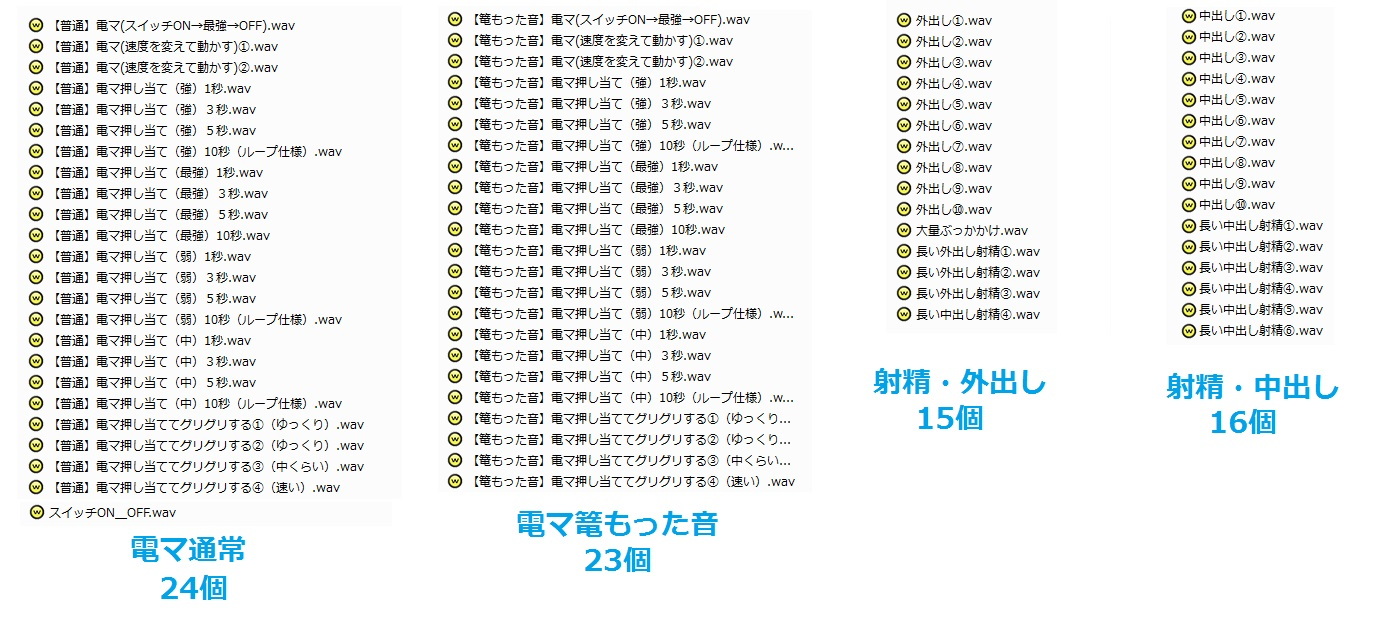 著作権フリー効果音・BGM集vol.34電マ・射精音・ピストン・その他効果音162個＋BGM10曲＋ジングル10個パック 月に憑かれたピエロ エロ2