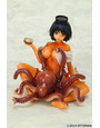 1/6スケールキャンディレジン塗装済完成品 海女ちゃんとタコ 日焼けver.
