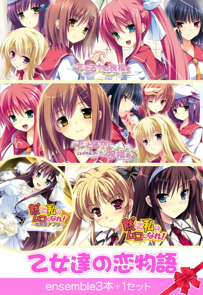 乙女達の恋物語 ensemble3本+1セット