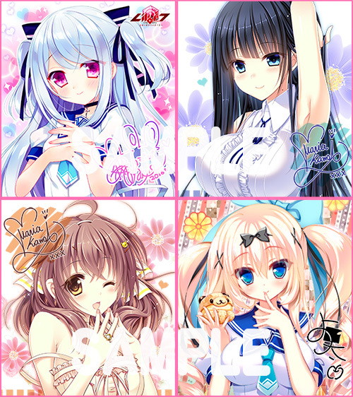 Liber_7 ヒロイン色紙セット