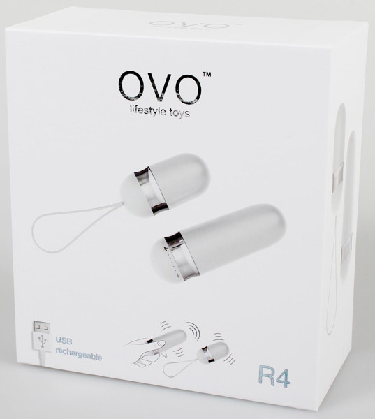 【最近話題のアダルトグッズ】「OVO R4 REMOTE WHITE/CHROME」(OVO)...
