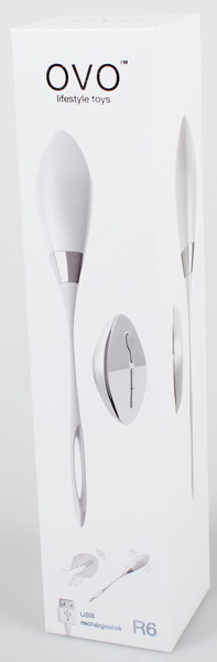 【最近話題のアダルトグッズ】「OVO R6 REMOTE WHITE/CHROME」(OVO)...