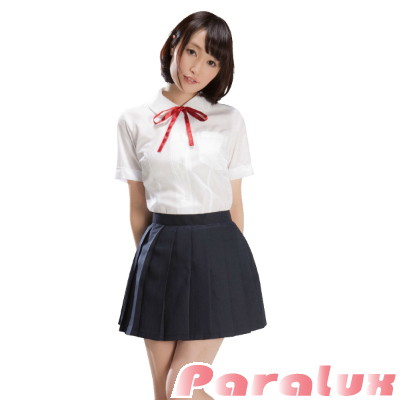 清純女子校生丸襟