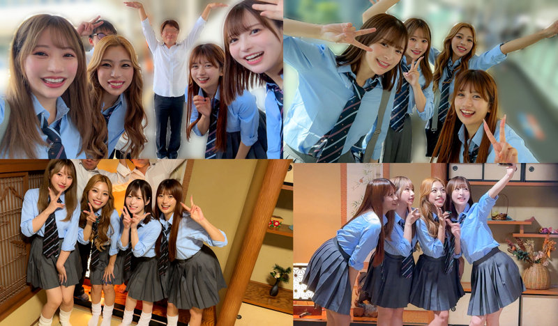 りお＆ひなた＆かりん＆ゆい | nynyhshs(・∀・)