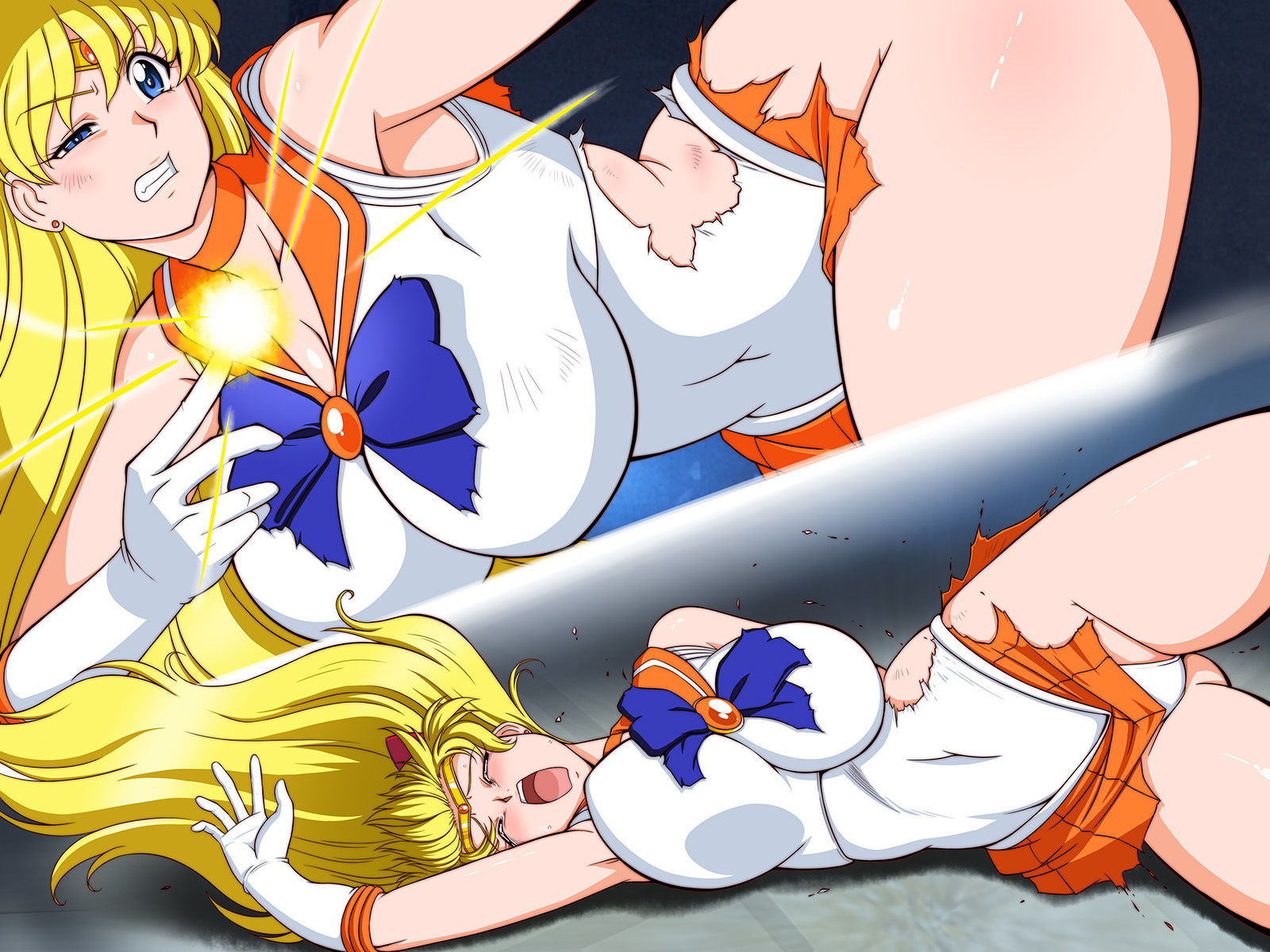 女体姦測3 煽乳腔搾金星編のサンプル画像 6