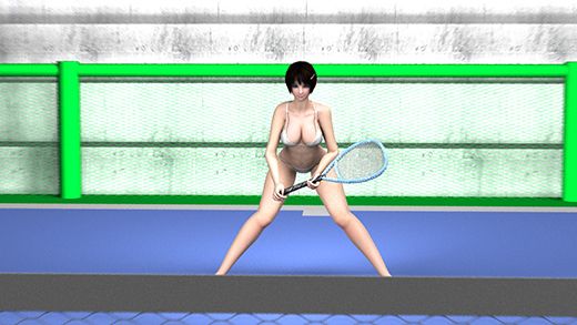 グラドルデビューの激ミニちゃんがビキニの水着姿でテニスをするシチュエーションにて撮影された動画がネットに流出した模様(その2:おっぱいズ~~ム!編)画像no.4