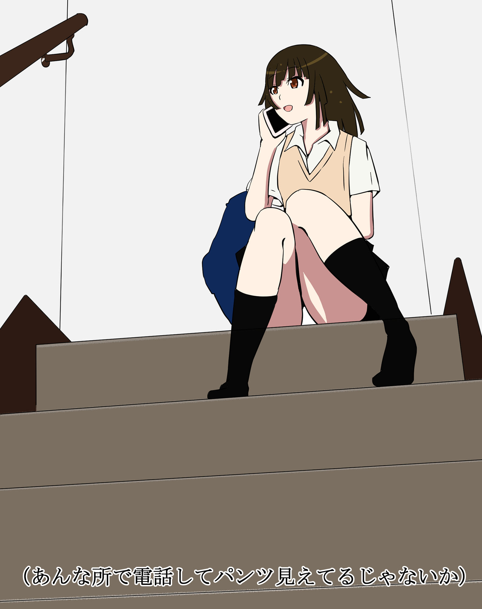 サンプル画像1:にやにやパンチラで僕を誘惑してくるうちの妹 [作品ID:d_128627]