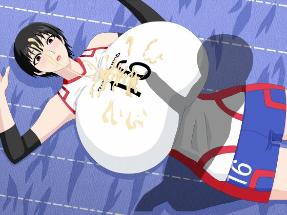 サンプル画像1:爆乳バレー部員の着衣パイズリアニメーション [作品ID:d_129095]