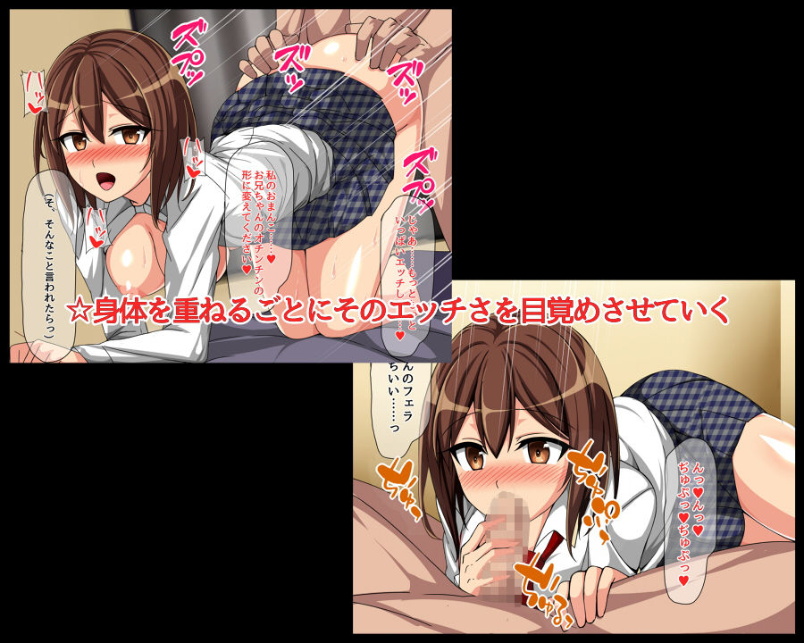 お兄ちゃん大好きっ娘な女の子とのラブラブセックス