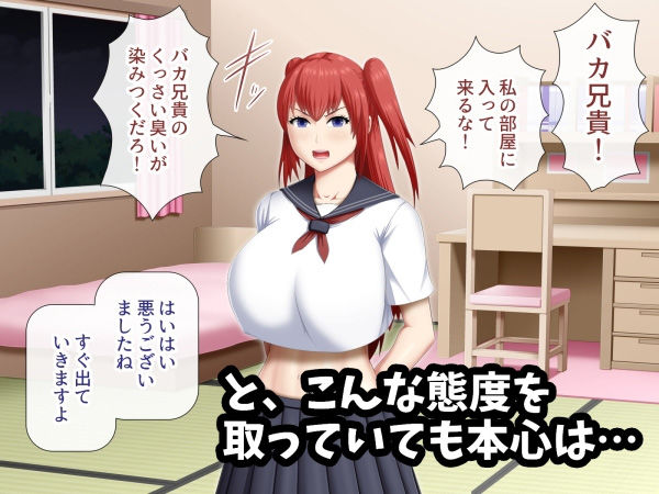 サンプル画像1:兄離れに失敗した爆乳妹とのエッチな日常 [作品ID:d_130581]