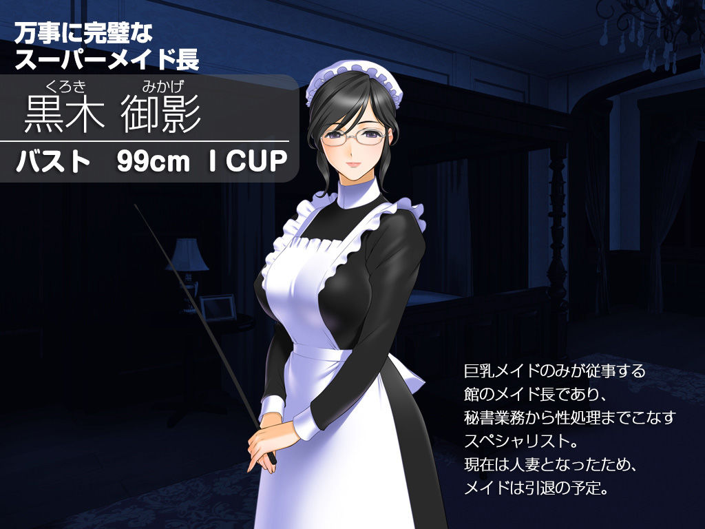 サンプル画像4:極太っいマスターによる巨乳メイド一行、ザ・生ハメ実習！ [作品ID:d_131228]