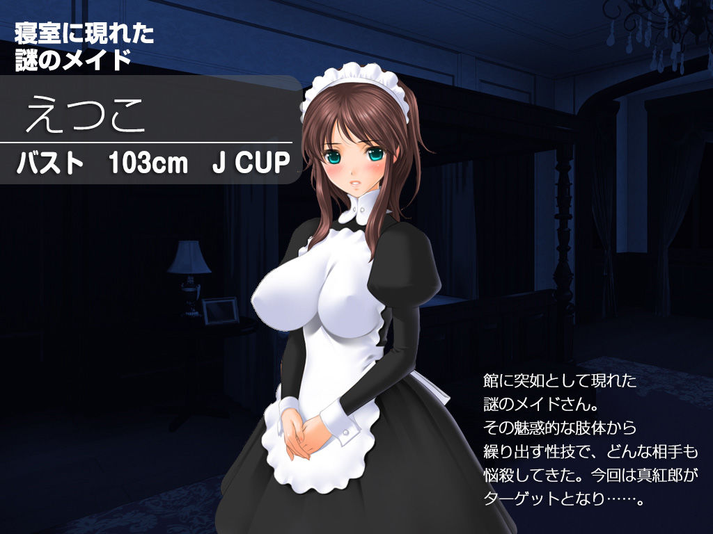 サンプル画像6:極太っいマスターによる巨乳メイド一行、ザ・生ハメ実習！ [作品ID:d_131228]