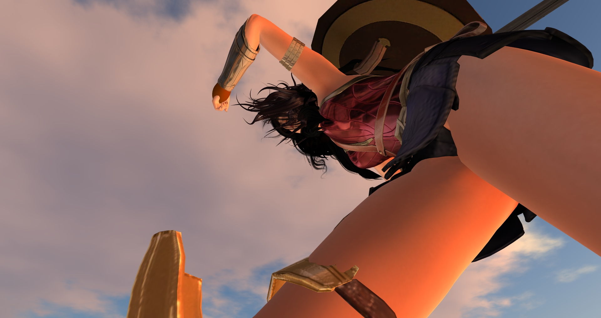 サンプル画像4:ワンダーウーマンの生足 [作品ID:d_131560]