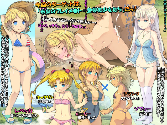 さらってみた ~西海岸ビーチで金髪少女レイプ旅行~画像no.2