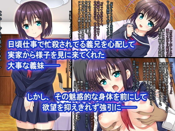 サンプル画像1:一回り年の離れた義妹を陵辱して孕ませた ある夜の過ち [作品ID:d_132291]