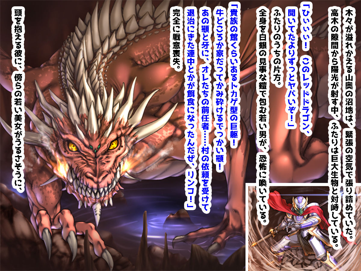 サンプル画像2:オレはサムライでドラゴンスレイヤーな女の性欲処理がかり [作品ID:d_132877]