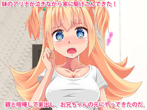 サンプル画像1:妹がグータラでエッチでどうしようもない！アリナちゃん (サイコすまいりんぐショウ) [d_135387]