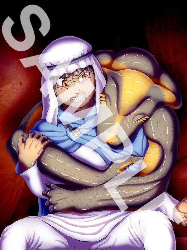 サンプル画像1:岩窟の主＆亜人録～山賊オークと盗人ゴブリン、孤高の漁師とシャークメイド一気読みセット～ (性一教) [d_136238]