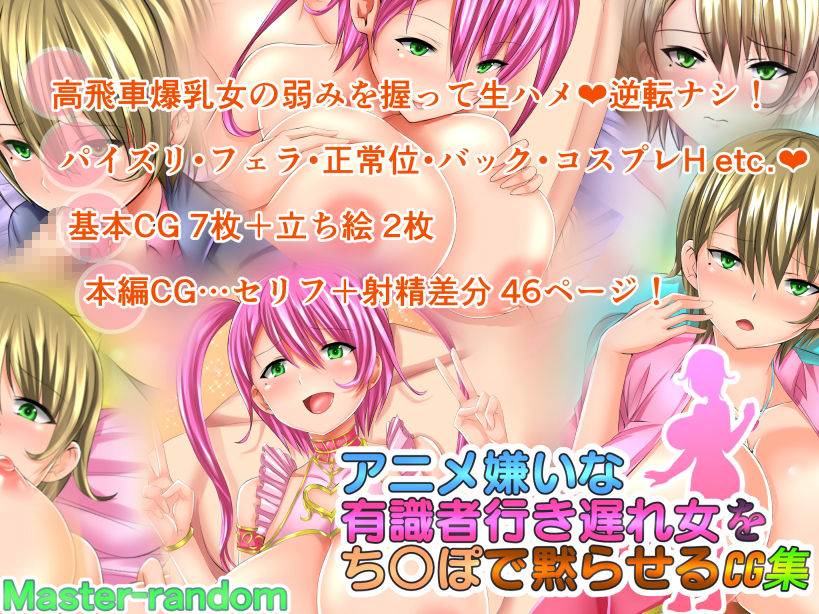 サンプル画像2:アニメ嫌いな有識者行き遅れ女をち〇ぽで黙らせるCG集(Master-random) [d_136833]