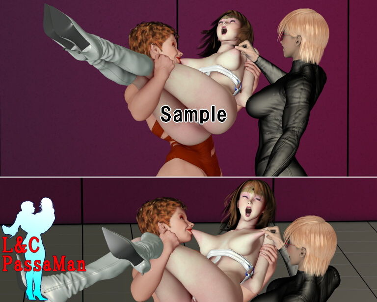 サンプル画像1:捕らわれヒロイン、食い込みボンデージ・恥アナル晒し(L＆Cパッサマン) [d_137023]