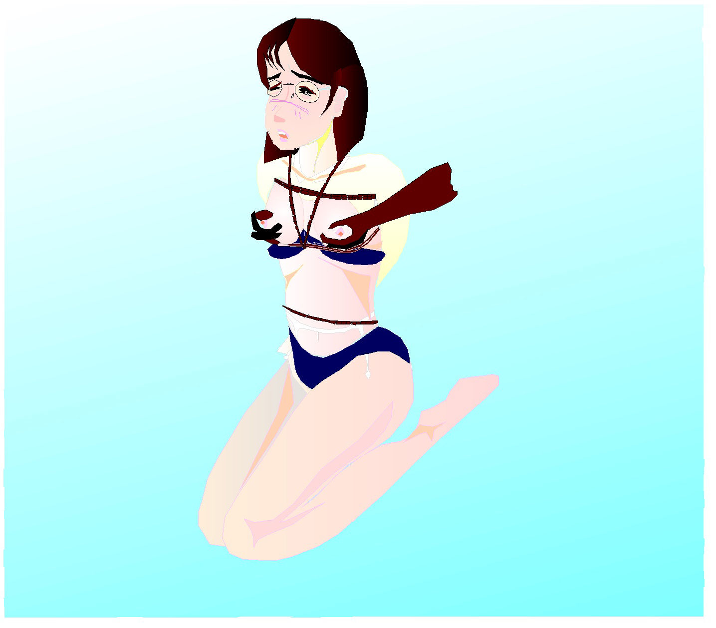 サンプル画像4:人妻OL誘拐レイプ（28歳ひとみ）―加筆修正版―(オリーブグリーン) [d_137345]