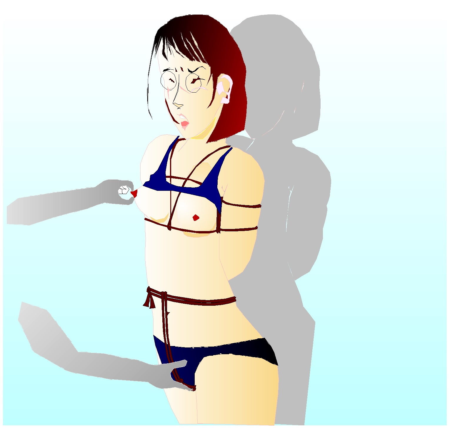 サンプル画像6:人妻OL誘拐レイプ（28歳ひとみ）―加筆修正版―(オリーブグリーン) [d_137345]