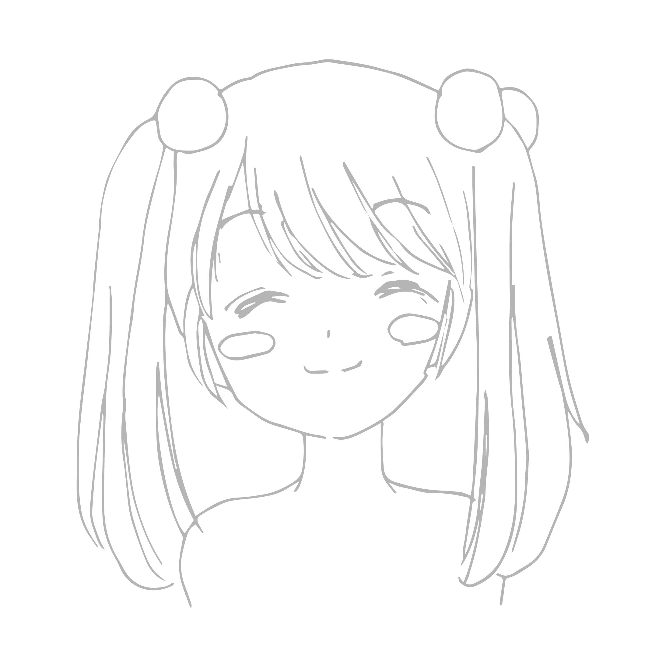 サンプル画像1:2週間でできる なぞるだけ かわいい女の子の描き方入門(すのーほわいと) [d_137475]