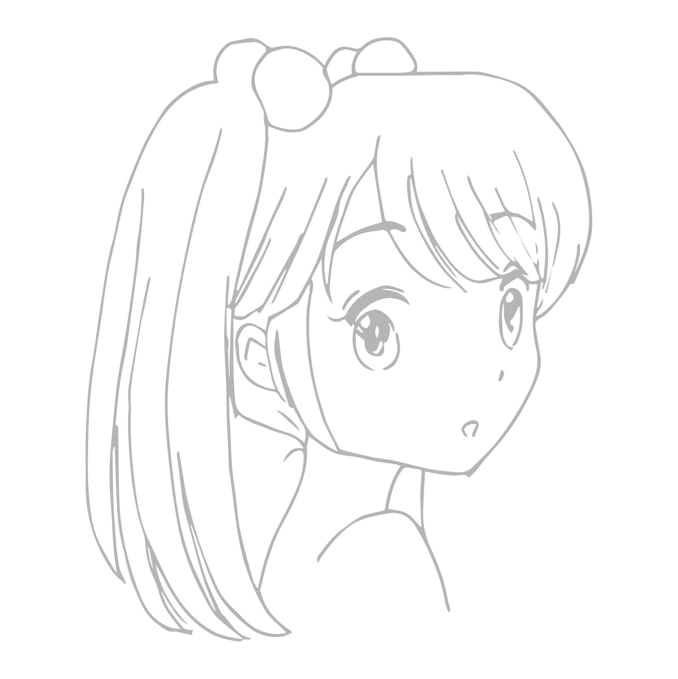 サンプル画像2:2週間でできる なぞるだけ かわいい女の子の描き方入門(すのーほわいと) [d_137475]