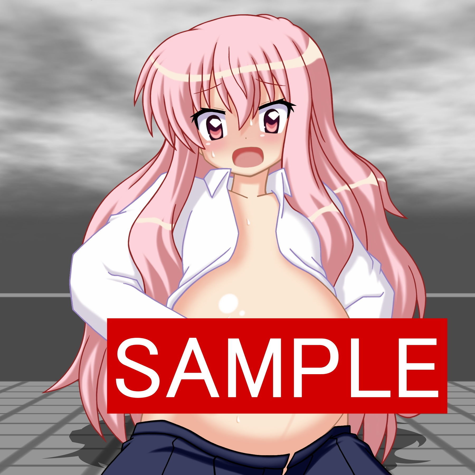 サンプル画像2:膨腹！(j.c) [d_138548]