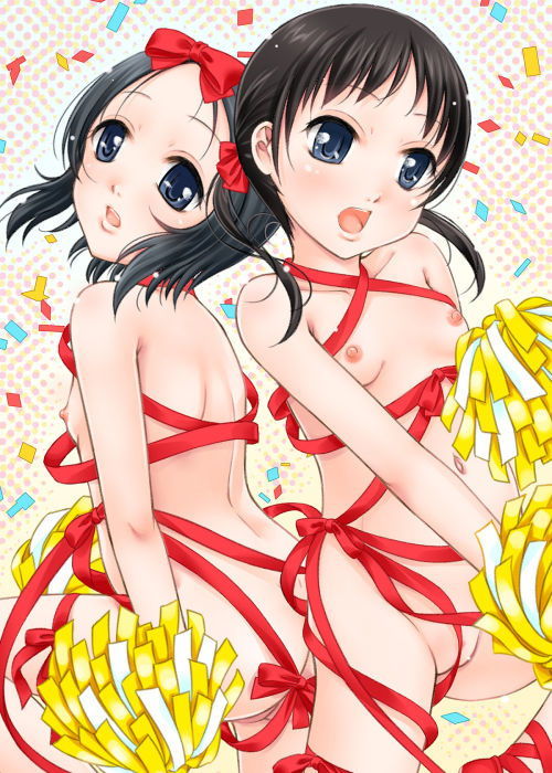 サンプル画像4:なかよし裸リボンの露出でマーチ(月草工房) [d_138622]