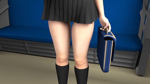 �y���V�Z�p�I�z�����̓d�ԓ��Œʊw���Ƃ��ڂ������E�X�J�[�g�̒Z�����q�w���ɑ����B�u�N�ɋC�t����Ȃ����Ǝv�����炢�G�����������A�s���R�ɔޏ��̂ǂ܂�܂��ɍ������T�����[�}�����̒j���X�}�z�ŃX�J�[�g�����B�����Ă����B�i�����A���p���e�B�i�ԂƔ��j�ҁj�摜no.4