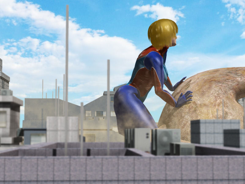 サンプル画像1:ウルトラレオタード01 巨大ヒロインリョナレ〇プ(Drケローの恐怖の島) [d_139487]