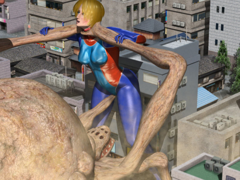 サンプル画像2:ウルトラレオタード01 巨大ヒロインリョナレ〇プ(Drケローの恐怖の島) [d_139487]