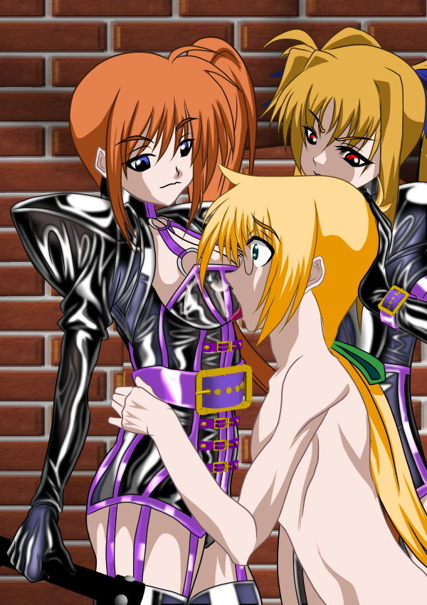 サンプル画像6:二次元クィーンロード 高町○のは＆○ェイト・T・ハラオウンW女王様(NORTH CAROLINA POWER) [d_140711]