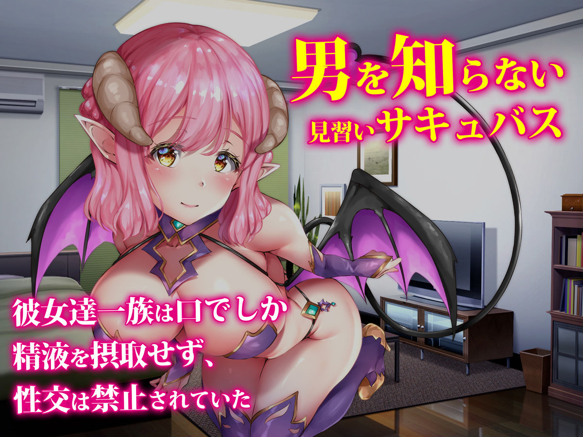 サンプル画像2:サキュバスター 俺の精子を奪いに来た見習い淫魔を 絶倫チ○ポで返り討ち(loopsoft) [d_145959]