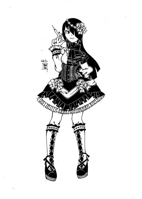 サンプル画像2:魔女のクロゼット(くらやみ燈籠) [d_146520]