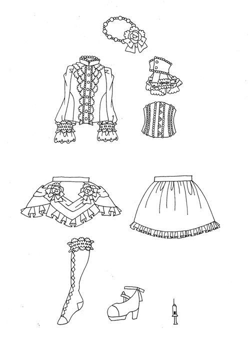 サンプル画像3:魔女のクロゼット(くらやみ燈籠) [d_146520]