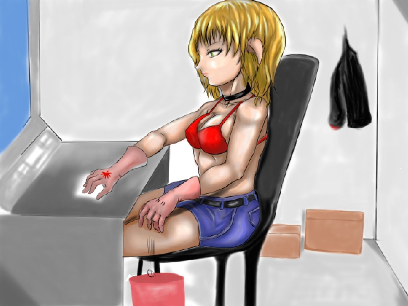 サンプル画像2:触手とエルフ 後編(dango（代）孤独) [d_147351]