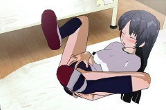 サンプル画像1:真面目な黒髪ロング委員長と保健室でヤる！(風車F) [d_149243]