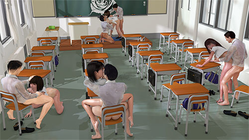 サンプル画像1:スクール・デイズ 2 ～凌辱いいなり女教師＆女子生徒～(Amie Project) [d_149850]