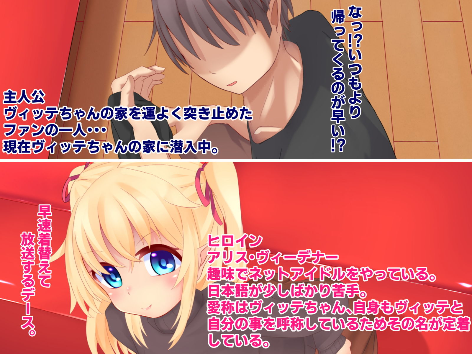 サンプル画像1:潜入！！外国人ネットアイドルヴィッテちゃん(マメック星) [d_150178]