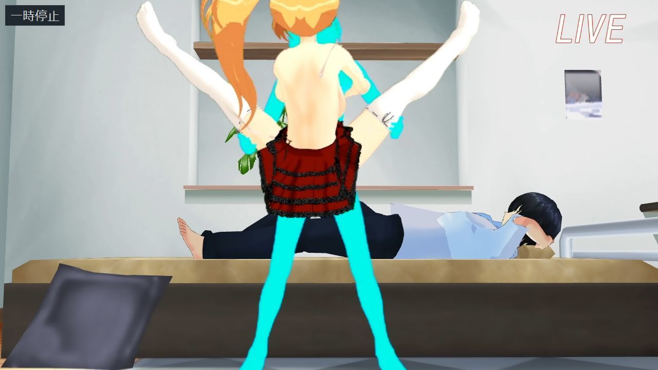 サンプル画像6:ヤリマン女子のネトラレパコパコ生放送(.ini.) [d_150860]